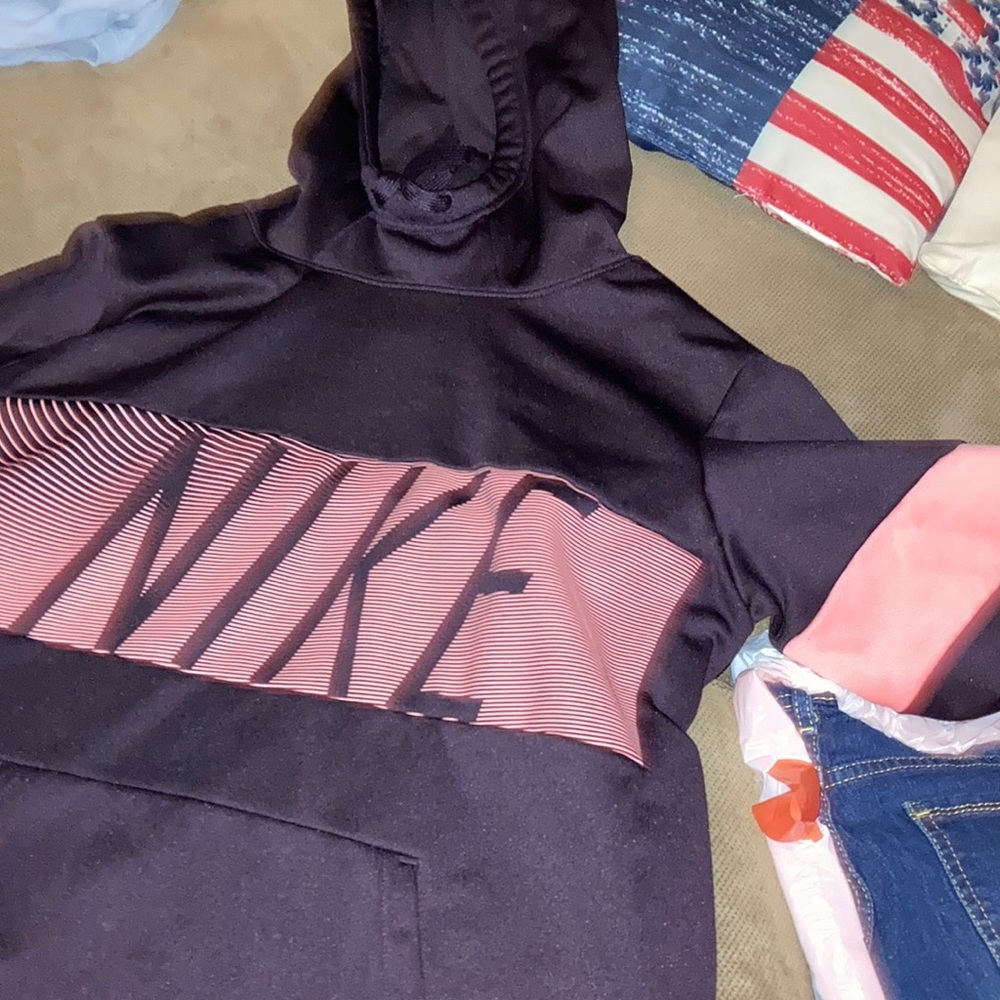 Purple and pink Nike sweatshirt